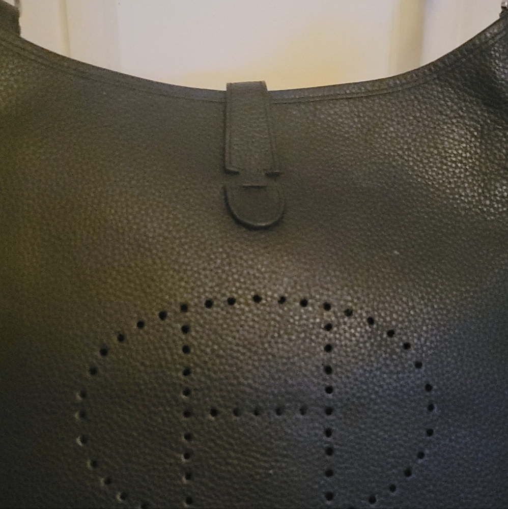 Black Hermes crossbody